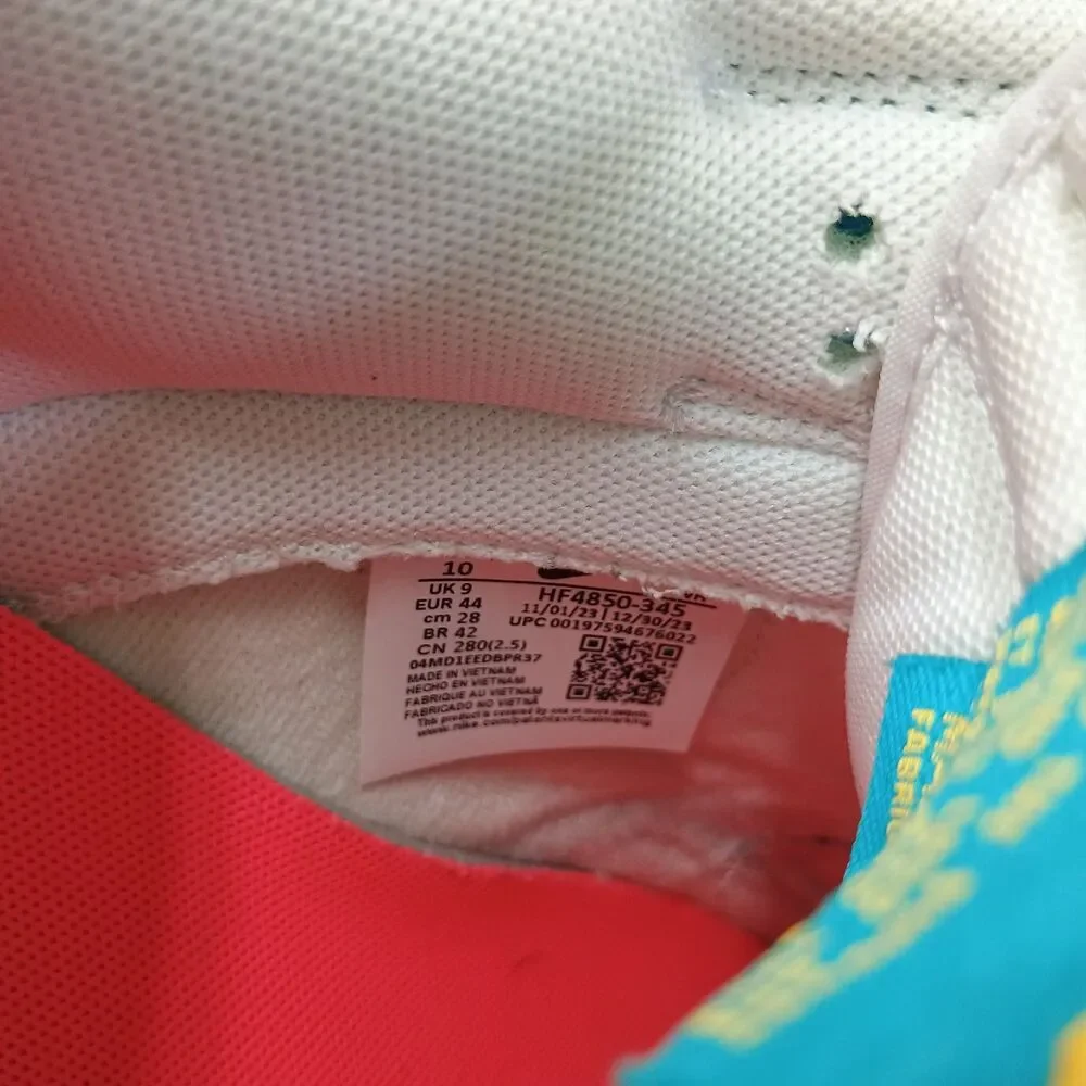 Nike Dunk Low Dusty Cactus Thunderblue HF4850-345  Mens  10 Used W/ Original Box